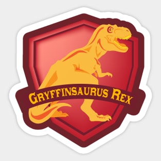 Mesozogwarts Gryffinsaurus Rex Sticker